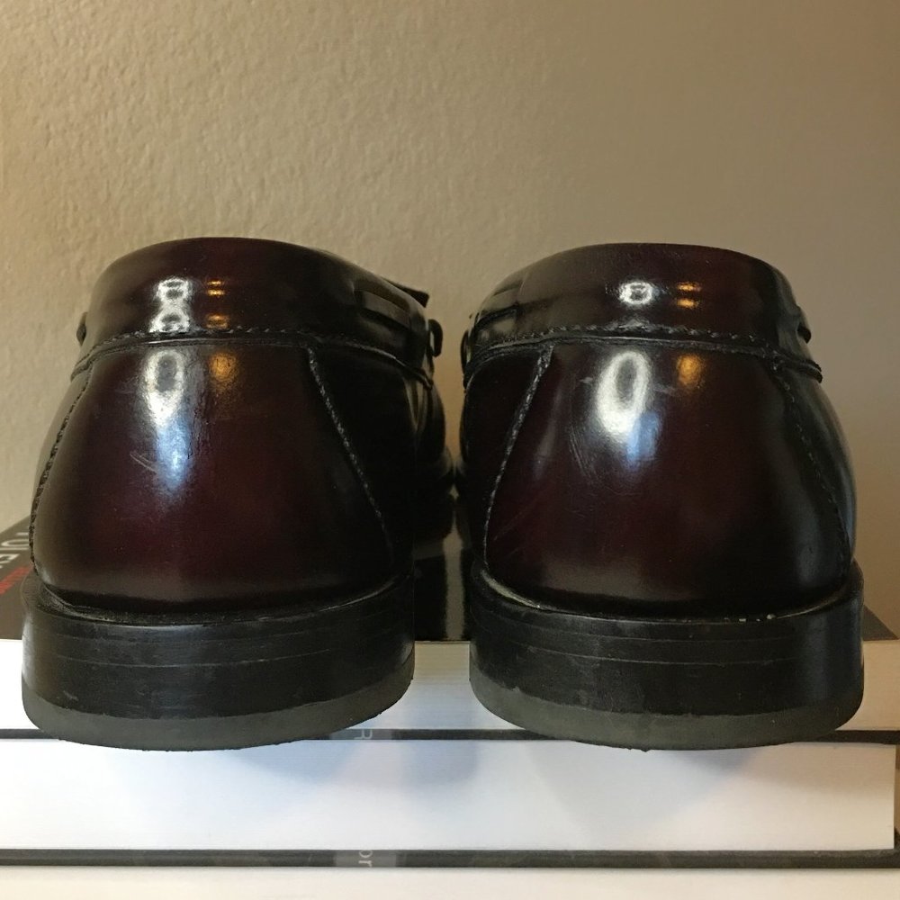 𝐂𝐎𝐋𝐄 𝐇𝐀𝐀𝐍 Burgundy Hudson Kiltie Tassel  -  Size 10 - Picture 7 of 13